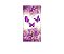 Painel De Festa Vertical 1,00 x 2,00 - Borboletas Roxo Floral 038 - Imagem 1