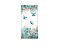 Painel De Festa Vertical 1,00 x 2,00 - Borboletas Azul Esverdeado Floral 039 - Imagem 1