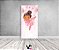 Painel De Festa Vertical 1,00 x 2,00 - Bailarina com Flores Rosas 006 - Imagem 2