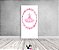 Painel De Festa Vertical 1,00 x 2,00 - Bailarina Tutu Rosa Floral 031 - Imagem 2