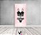 Painel De Festa Vertical 1,00 x 2,00 - Chá de Lingerie Preto Fundo Rosa 002 - Imagem 2