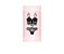 Painel De Festa Vertical 1,00 x 2,00 - Chá de Lingerie Preto Fundo Rosa 002 - Imagem 1