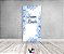 Painel De Festa Vertical 1,00 x 2,00 - Team Bride Floral Azul 006 - Imagem 2
