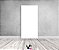 Painel De Festa Vertical 1,00 x 2,00 - Cores Neutras Liso Branco 031 - Imagem 2