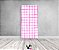 Painel De Festa Vertical 1,00 x 2,00 - Estampa Grid Quadriculado Rosa 074 - Imagem 2