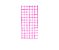 Painel De Festa Vertical 1,00 x 2,00 - Estampa Grid Quadriculado Rosa 074 - Imagem 1