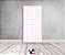 Painel De Festa Vertical 1,00 x 2,00 - Estampa Grid Quadriculado Rosa Claro 076 - Imagem 2