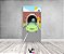 Painel De Festa Vertical 1,00 x 2,00 - Carrinho Cute Verde 017 - Imagem 2