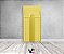 Painel De Festa Vertical 1,00 x 2,00 - Parede Arco Portal Curvas Ripadas Amarelo 015 - Imagem 2
