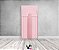 Painel De Festa Vertical 1,00 x 2,00 - Parede Arco Portal Curvas Ripadas Rosa Claro 021 - Imagem 2