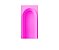 Painel De Festa Vertical 1,00 x 2,00 - Parede Arco Portal Curvas Finas Pink 031 - Imagem 1