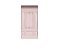 Painel De Festa Vertical 1,00 x 2,00 - Parede Boiserie Rose 039 - Imagem 1