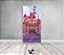 Painel De Festa Vertical 1,00 x 2,00 - Castelo Rosa com Dourado 002 - Imagem 2