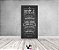 Painel De Festa Vertical 1,00 x 2,00 - Encontro de Casais Chalkboard 016 - Imagem 2