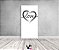 Painel De Festa Vertical 1,00 x 2,00 - Dia dos Namorados Love Preto e Branco 115 - Imagem 2