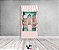 Painel De Festa Vertical 1,00 x 2,00 - Confeitaria Rosa com Flores 007 - Imagem 2