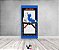 Painel De Festa Vertical 1,00 x 2,00 - Lutadores Jiu-Jitsu Azul 029 - Imagem 2