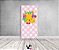 Painel De Festa Vertical 1,00 x 2,00 - Frutinhas Cute Xadrez Rosa 052 - Imagem 2
