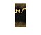 Painel De Festa Vertical 1,00 x 2,00 - Laço Dourado Efeito Glitter 073 - Imagem 1