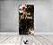 Painel De Festa Vertical 1,00 x 2,00 - Meus 60 Anos Dourado Floral 037 - Imagem 2