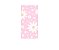 Painel De Festa Vertical 1,00 x 2,00 - Margaridas Delicadas Fundo Rosa 117 - Imagem 1