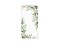 Painel De Festa Vertical 1,00 x 2,00 - Flores e Folhas Verde e Rosa 130 - Imagem 1
