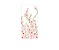 Painel De Festa Vertical 1,00 x 2,00 - Flores Cute Rosas 134 - Imagem 1