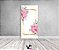 Painel De Festa Vertical 1,00 x 2,00 - Floral Rosa Com Arco Dourado 141 - Imagem 2