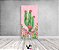 Painel De Festa Vertical 1,00 x 2,00 -  Cactos e Flores Rosas 149 - Imagem 2