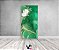 Painel De Festa Vertical 1,00 x 2,00 - Efeito Mármore Verde Flor 150 - Imagem 2