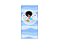 Painel De Festa Vertical 1,00 x 2,00 - Fundo do Mar Sereia Cute 011 - Imagem 1