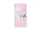 Painel De Festa Vertical 1,00 x 2,00 - Notas Musicais Rosa 001 - Imagem 1