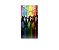 Painel De Festa Vertical 1,00 x 2,00 - Silhuetas Anos 80 Colorido 021 - Imagem 1