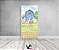 Painel De Festa Vertical 1,00 x 2,00 - Fazendinha Animais Azul 003 - Imagem 2