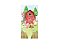 Painel De Festa Vertical 1,00 x 2,00 - Fazendinha Vermelho Cute 014 - Imagem 1