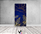 Painel De Festa Vertical 1,00 x 2,00 - Azul Efeito Geométrico Dourado 001 - Imagem 2