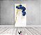 Painel De Festa Vertical 1,00 x 2,00 - Efeito Geométrico Floral Azul 027 - Imagem 2