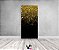 Painel De Festa Vertical 1,00 x 2,00 - Preto com Efeito Glitter Dourado 001 - Imagem 2