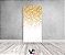 Painel De Festa Vertical 1,00 x 2,00 - Branco Efeito Glitter Dourado 021 - Imagem 2