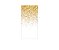 Painel De Festa Vertical 1,00 x 2,00 - Branco Efeito Glitter Dourado 021 - Imagem 1