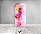 Painel De Festa Vertical 1,00 x 2,00 - Efeito Mármore Pink com Dourado 025 - Imagem 2