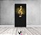 Painel De Festa Vertical 1,00 x 2,00 - Nota Musical Dourado Efeito Glitter 030 - Imagem 2
