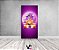 Painel De Festa Vertical 1,00 x 2,00 - Halloween Casinha da Bruxa Roxo 015 - Imagem 2