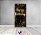 Painel De Festa Vertical 1,00 x 2,00 - Efeito Brilhos Happy Birthday Dourado 004 - Imagem 2