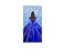Painel De Festa Vertical 1,00 x 2,00 - Princesa Azul Efeito Glitter 200 - Imagem 1