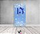 Painel De Festa Vertical 1,00 x 2,00 - 15 Anos Azul Efeito Glitter 201 - Imagem 2