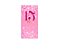 Painel De Festa Vertical 1,00 x 2,00 - 15 Anos Pink Efeito Glitter 205 - Imagem 1
