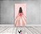 Painel De Festa Vertical 1,00 x 2,00 - Princesa Rosa Suave Efeito Glitter 206 - Imagem 2