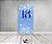 Painel De Festa Vertical 1,00 x 2,00 - 18 Anos Azul Efeito Glitter 212 - Imagem 2