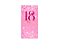 Painel De Festa Vertical 1,00 x 2,00 - 18 Anos Pink Efeito Glitter 214 - Imagem 1